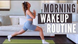 10 Minute ENERGIZING Morning Wakeup Routine / Stretch, Flow, Sculpt