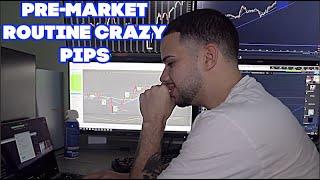 FOREX | Pre Market Chart Setup US30 Crazy Pips | DatsLuis Vlog#4 | Pre-Market Routine Trading