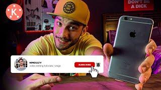 How to Make a Professional Animated Subscribe Button ONLY using Your Phone | KineMaster Tutorial