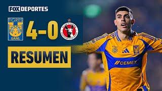  TIGRES GOLEA CON AUTORIDAD | Tigres 4-0 Tijuana | HIGHLIGHTS | Liga MX