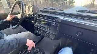 W461 Mercedes G Wagon Diesel Driving From a Stop