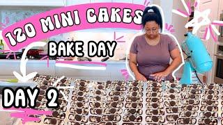 Baking 120 Mini Cakes | Day in the Life of a Baker