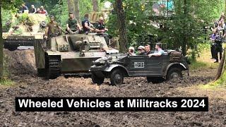 Wheeled vehicles at Militracks 2024