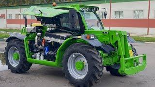 Телескопический погрузчик MERLO TURBOFARMER TF35.7-115EE. Новая серия EE. Двигатель DEUTZ. Обзор №2.