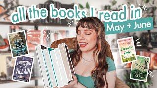 READING WRAP UP ⭐️ let’s talk about all the books i read in May & April!