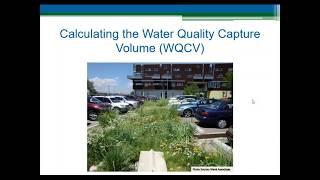 Calculating the Water Quality Capture Volume