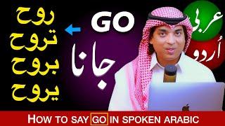 How to say Go in spoken Arabic  | جانا کی عربی کیا ہے | Jana ki Arabi | روح