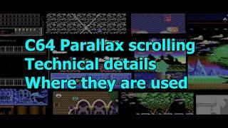 C64 Games memories - Parallax scrolling - Technical