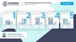 Mashvisor Real Estate Podcast: Top 5 Rental Properties This Week - Episode #17