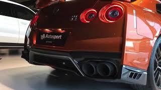 2018 Nissan GTR Premium Valve closed then opened | ARMYTRIX Flap Exhaust | Loud Revs Sound