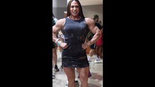 Muscle Mom - Sherri Priami  #girlswithmuscles #biceps #shorts #ifbbprobodybuilding #musclemommy