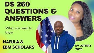 DS 260 FORM | DV LOTTERY (All You need to know) | GREENCARD LOTTERY |  @EBMSCHOLARS @EBMSWAHILI