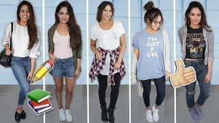 5 EASY GO-TO OUTFITS FOR SCHOOL | Back To School 2017!