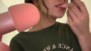 asmr whisper ramble & light gum chewing, HIGH SCHOOL ADVICE