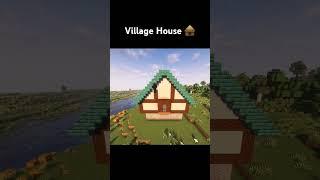 Minecraft Village House  #minecraft #shorts #minecraftshorts #minecraftbuilding
