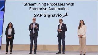 Streamlining Processes with Enterprise Automation | SAP Signavio | SAP Sapphire 2023