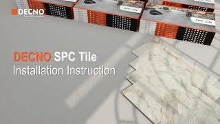 How to Install SPC Tile? Marble Look SPC Flooring