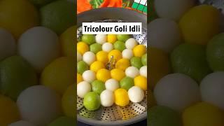 Tricolour Goli Idli Recipe - Republic Day Recipe