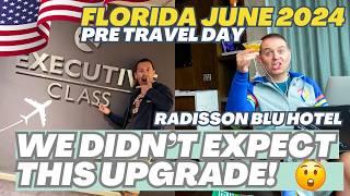 FLORIDA PRE TRAVEL DAY | MAY 2024 | Radisson Blu Manchester Airport Executive lounge