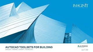 AutoCAD Toolsets for Building