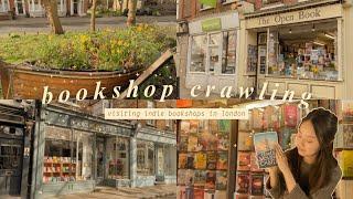 london bookshop crawl vlog  mini book haul & reading in cafés 