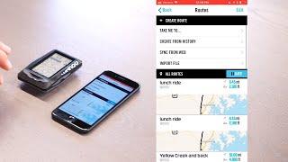 ELEMNT GPS Bike Computer - Using Route Navigation