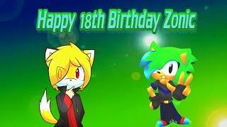 Happy 18th Birthday ZonicTHedgehog