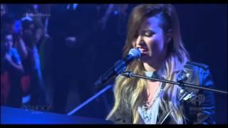 Demi Lovato - Warrior + Speech (iHeartRadio Live)