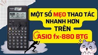 CÁC MẸO THAO TÁC NHANH trên CASIO fx-880 BTG | fx-570CW | 4k #Casio880 #Casio570CW #DHTH