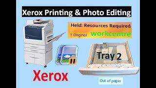 held resources required Xerox 5755/5855 photocopier Machine problem solution