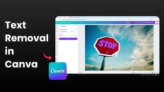 How to Remove Text from Image in Canva