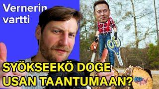 Syökseekö DOGE USAn taantumaan? | Vernerin Vartti