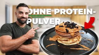 PROTEIN PANCAKES mit 4 ZUTATEN - (OHNE Eiweiss Pulver) - Fitness Goeerki