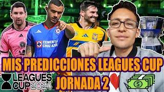 MIS PREDICCIONES LEAGUES CUP 2024 | JORNADA 2 | MARAVI11ADEFUTBOL