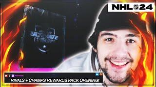 HUGE RIVALS + HUT CHAMPS PACK OPENING IN NHL 24 HUT