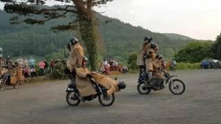 Purple helmets at the Isle of man TT