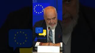 When Albanians are in LOVE they are unstoppable! Edi Rama #eudebates