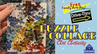 Recycled Puzzle Collage Art Activity | Art Museum of Southeast Texas (AMSET)