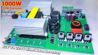 DIY 1KW Sine Wave Inverter 12V To 220V - 1000W - EGS002 