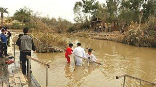 Jesus was baptized by John the Baptist here - The baptismal site on the banks of the Jordan River