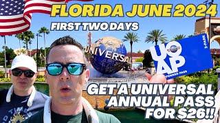 HOW TO GET A UNIVERSAL ANNUAL PASS FOR 26 DOLLARS | ORLANDO FLORIDA JUNE 2024