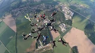 Trick 17 Training Day | 16way Skydiving