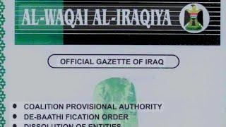 BREAKING NEWS:  IRAQ Gazette Announcement - Law Passed ,  Iraq Dinar to Go International & Digital