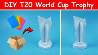 How to Make T20 World Cup Trophy | DIY T20 World Cup Trophy With Paper