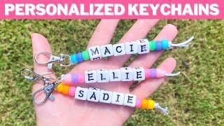 DIY Personalized Keychains