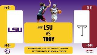 No. 7 LSU vs Troy | NCAA Women's Basketball | 11.18.24