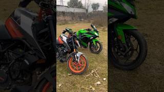 Dual Cylinder Vs Single Cylinder Exhaust Sound #exhaust #modification #reaction #kawasaki