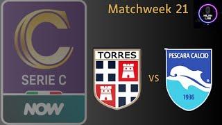 S.E.F. Torres 1903 vs Delfino Pescara 1936 | Serie C | LIVE