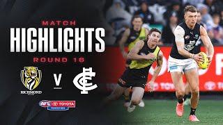 Richmond v Carlton Highlights | Round 16, 2024 | AFL