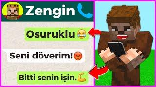 FAKİR, ZENGİNLE KAVGA EDİYOR!  - Minecraft